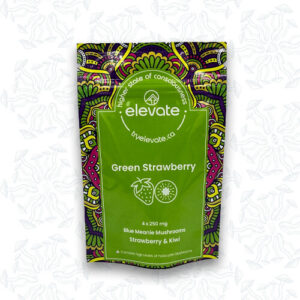Elevate Gummies - Green Strawberry 250 mg - Blue Magic Mushrooms